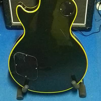 Morris (H&S Anderson) Moridaira Les Paul Custom Black beauty 1980 - EBONY fretboard image 5