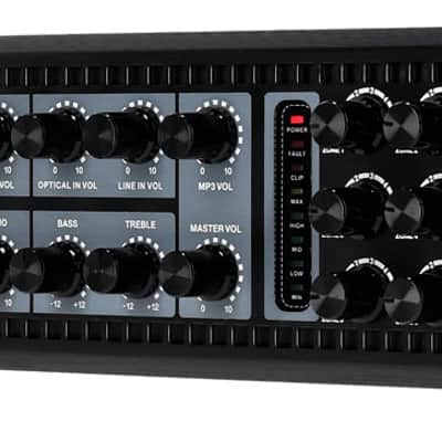 Rockville RCS90-6 90 Watt 6 Zone 70v Commercial/Restaurant Amplifier/Bluetooth image 3