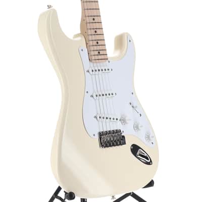 Fender Certified Pre-Owned Eric Clapton Stratocaster, Maple Fingerboard, Olympic White (F5) (96685) image 3