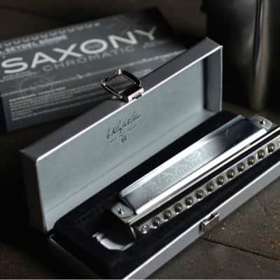 Seydel Saxony Solo Chromatic Harmonica, Key of Low D. New with Full Warranty! image 4