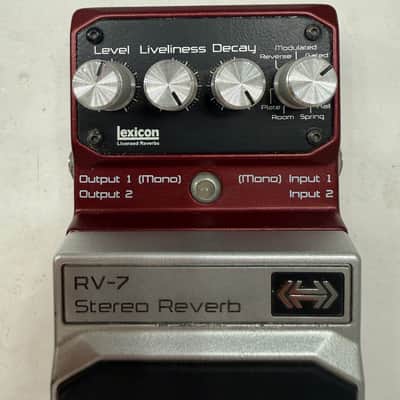 Digitech RV-7 Hardwire Stereo Reverb Digital Lexicon Guitar Effect Pedal image 2