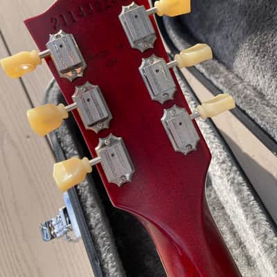 LEFTY Left Handed Gibson USA Les Paul Standard 60s Guitar Iced Tea, ThroBak pick ups, Callaham ABR bridge image 11
