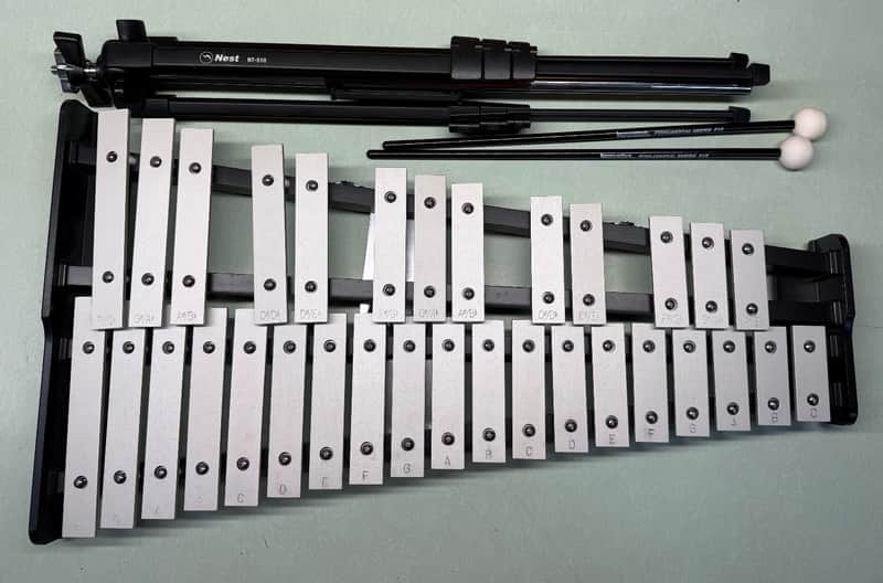 Pearl 32-Key Xylophone Bell Kit w/ Stand & Mallets – Fundamental Series F10 image 1