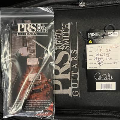 PRS CE 24 Willcutt Exclusive Run Faded Gray Black Blue Burst w/ Blue Back (743) image 8