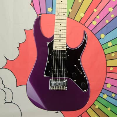 Used Ibanez Gio Mikro Electric Guitar, Purple, Carry Bag image 3