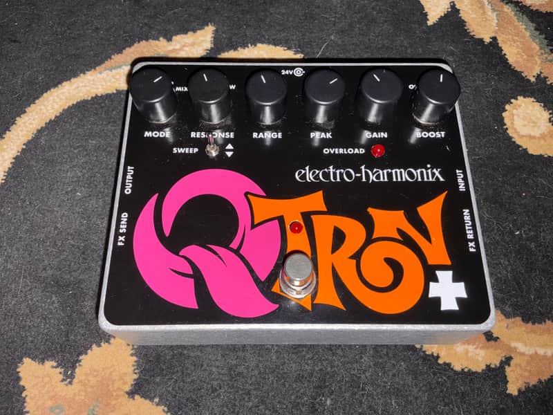 Electro-Harmonix Q-Tron Plus Envelope Filter with Effects Loop 2008 - Present - Black / Purple / Orange image 1