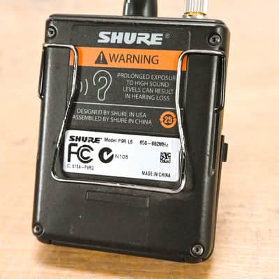 Shure PSM 900 Wireless IEM System L6 Band: 656-692 MHz (NO POWER SUPPLY) CG011V1 image 14
