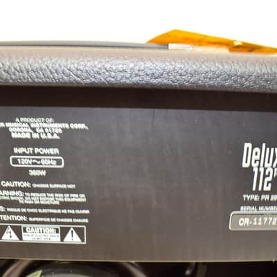 1996 Fender Deluxe 112 Plus 90-Watt 1x12" Combo Guitar Amp image 9