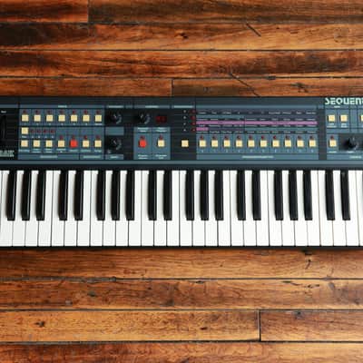 Sequential Multi-Trak 61-Key 6-Voice Polyphonic Synthesizer 1985 - 1987 - Black image 2