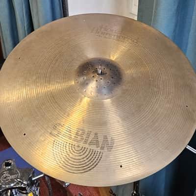 Sabian 21" HH Hand Hammered Raw Bell Dry Ride Cymbal 1996 - 2015 - Natural image 2
