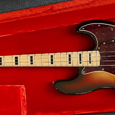 Fender jazz bass 1972 - 3 tone sunburst image 1