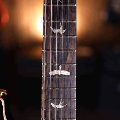 PRS DGT 10-Top Electric Guitar with Bird Inlays Tri Color Sunburst Korina Back, Flamed Maple Neck, Zirocote Fretboard 8394 image 11