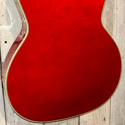 Kay K161 Thin Twin By Roger Fritz-Limited Reissue, Cherry Sunburst, Includes The Deluxe Kay Tuxedo Case & Pro Setup ! image 10