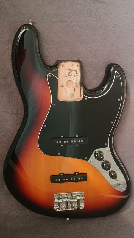Fender Vintera '70s Jazz Bass Body 2012 3-Color Sunburst image 1