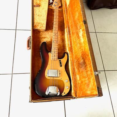 Fender Precision Bass 1958 - a beautiful all original 3-tone Sunburst example w/a Gold'gard ! image 24