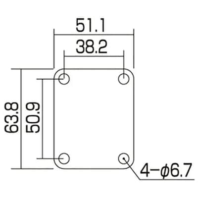 All Parts AP-0600-010 Chrome Neckplate Bild 2