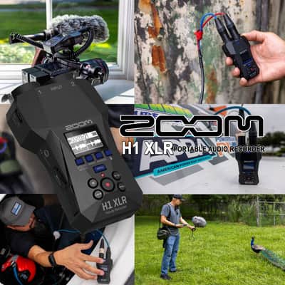 Zoom H1 XLR Portable Audio Recorder for Video image 6
