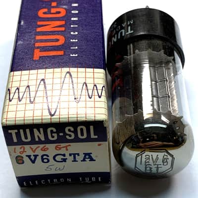 NOS Tung-Sol USA 12V6GT Vacuum Power Tube image 1