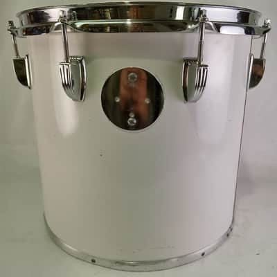 *Ludwig 12x13" Concert/Tenor Tom Drum White Cortex Wrap Vintage 80s Monroe Maple image 4