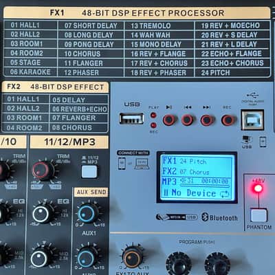 RoXdon Sunset-20 Multi Channel Live / Studio Analogue Mixing Console Sound Mixer image 15