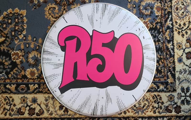 Rush 22" Explosion R50 Bass Drum Head Collectible Geddy Lee Alex Lifeson Neil Peart Anika Niles 2026 image 1