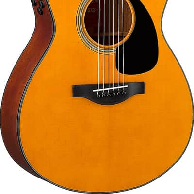 Yamaha FSX3 Red Label Grand Concert Acoustic-Electric Guitar, Solid Spruce Top image 2