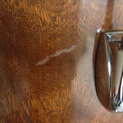 Last Price Drop 1980s Gretsch Square Badge Drum Set: 5-Ply Jasper Centennial Shells Walnut Burl image 10