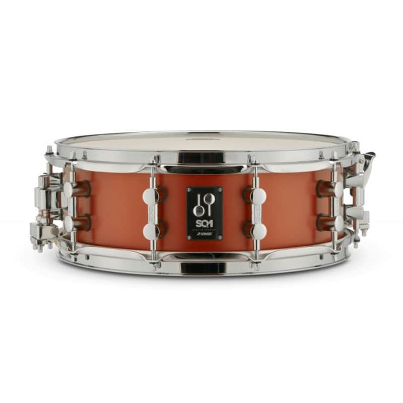 Sonor 14x6.5 SQ1 Snare Drum Satin Copper Brown image 1