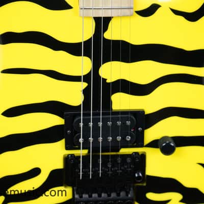 ESP LTD GL-200MT George Lynch Signature - Yellow with Tiger Graphic image 5