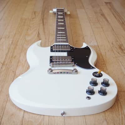 1989 Greco SG Standard '61 Reissue Guitar Mint Collection White