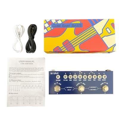 M-VAVE Bass Cube Baby Multi Effect Pedal Use For Bass image 3