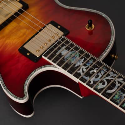 Gibson Les Paul Custom Ultima 5A-Quilt "Tree of Life" 2025 - Fireburst image 15