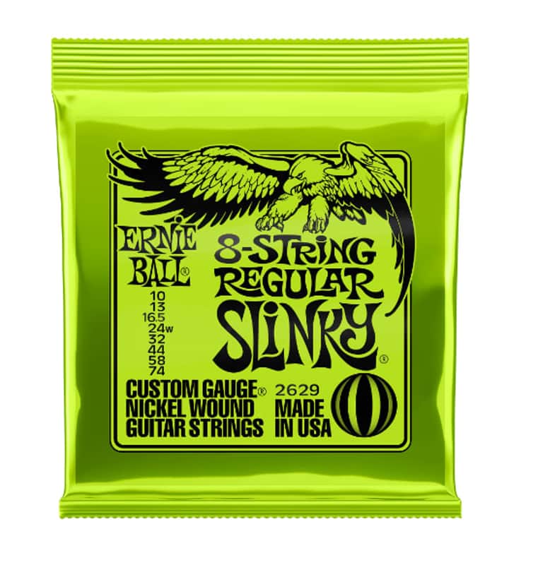 Ernie Ball Regular Slinky Nickel Wound 8-String Electric Guitar Strings 10-74 P02629 image 1