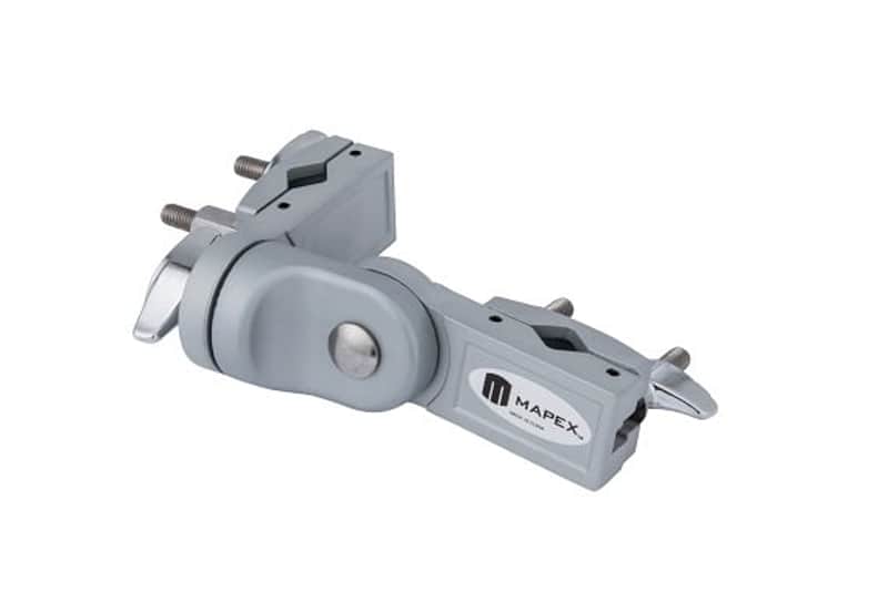 Mapex MC902 Dual-Angle Adjustable Multi-Purpose Drum Stand Clamp - Chrome image 1