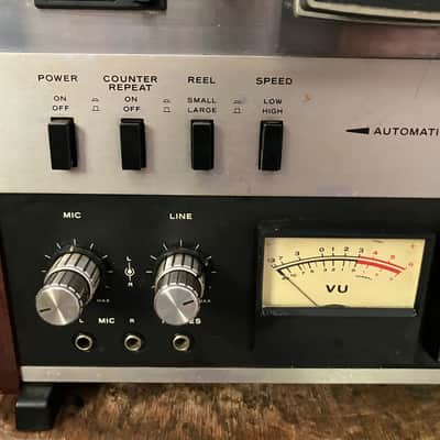 PLEASE READ AD!!! TEAC A-6300 1/4" 10.5 inch 4-Track Auto Reverse Reel to Reel Tape Deck Recorder 1970s - Silver image 6