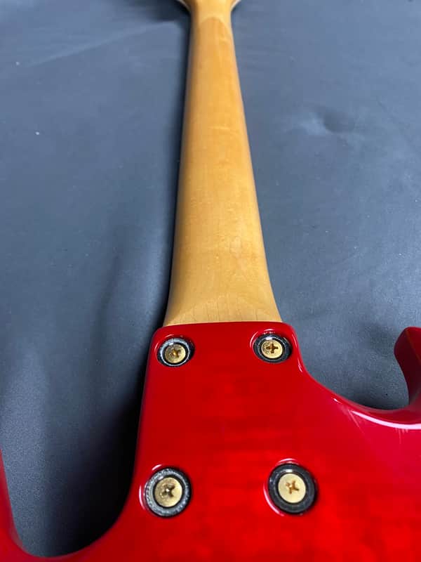 Burny MG-85X Mockingbird Fernandes 1990's Cherry Burst | Reverb