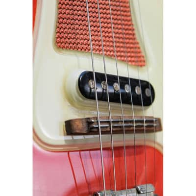 1963 Hagström Kent PB-24-G red image 9