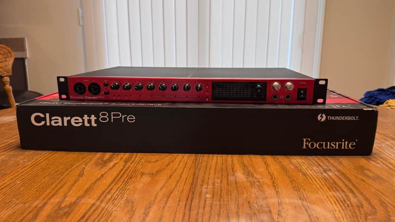 Focusrite Clarett 8Pre Thunderbolt Audio Interface 2010s - Red image 1