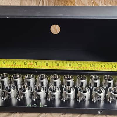 Whirlwind XLR Patch Panel With Back Box and Hubbell Kellems Strain Relief Grip image 11