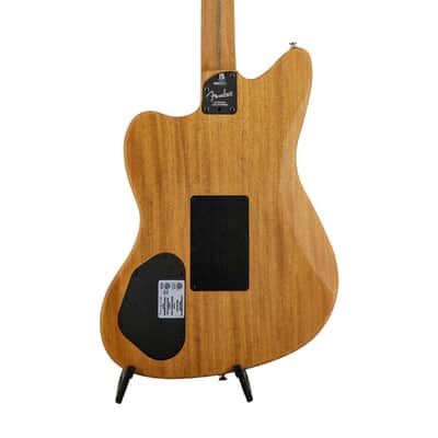 Fender American Acoustasonic Jazzmaster All Mahogany Ac-Elec Gtr w/Bag, EB FB, BB Burst, US232XXXX image 5
