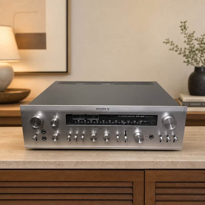 Sony STR-6120 Rare Vintage 1960s MINT Stereo Receiver Warranty Phono 2x60W image 1