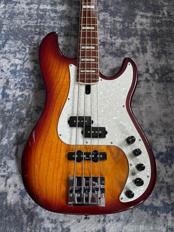 Sire Marcus Miller P8 4 String Bass Tobacco Sunburst w/ DiMarzio 60s pickups image 1