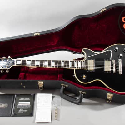 2010 Gibson Custom Shop Historic ’68 Les Paul Custom Reissue Black Beauty Ebony w/ OHSC + COA image 2
