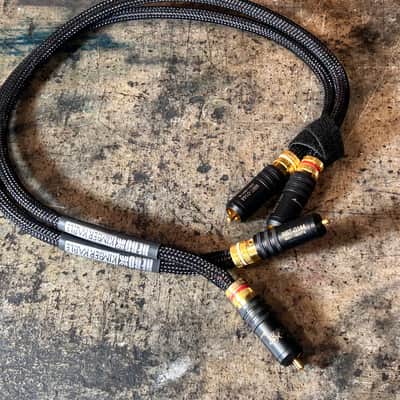 Kimber Kable Hero 2’ RCA interconnect cables - Black/Gold image 3
