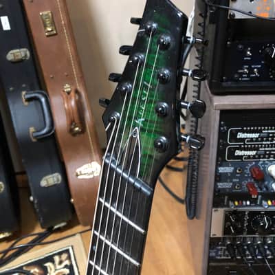 Kiesel DC800 Green Burst Multiscale 8 string image 6