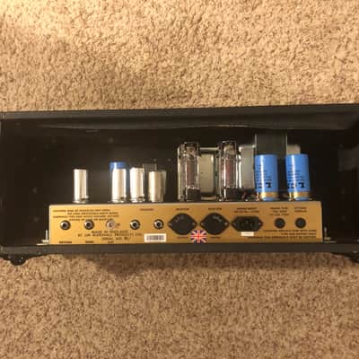 Marshall 1987 Plexi Modded Hopkins Pandora High Gain 1993 Black/Gold image 3