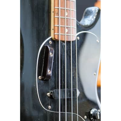 1980 Fender Musicmaster Bass black image 19