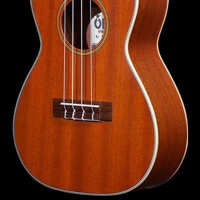 Ohana CK-20CE Solid Top Mahogany Concert Electric Ukulele + Gig Bag & Cloth-BLEM image 11