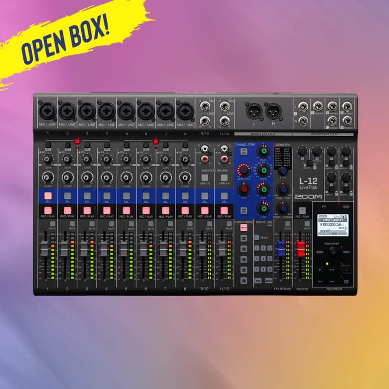 Zoom LiveTrak L-12 Digital Mixer / Recorder - OPEN BOX! image 1