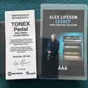 IK Multimedia Alex Lifeson Signature ToneX Pedal 2025 - White with Signature